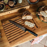 Набір ножів на підставці FISKARS Functional Form 1057552 (6 шт.) 5 ножів + бамбукова підставка, фото 6
