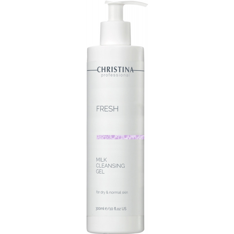 Молочний очисний гель для сухої та нормальної шкіри Christina Fresh Milk Cleansing Gel 300 мл