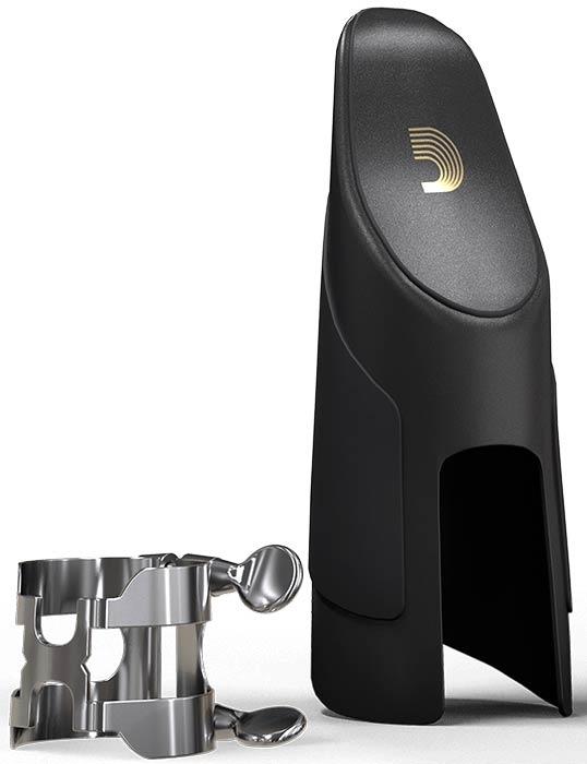 Лігатура типу Harrison + ковпачок для альт саксофона D'Addario H-LIGATURE & CAP FOR ALTO SAXOPHONE Silver-Plated, фото 1
