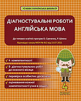 Англійська мова 4 кл Діагностичні роботи (Шиян+Савченко)