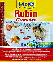 Tetra Rubin Granules 15г гранулы для усиления окраски всех аквариумных рыб