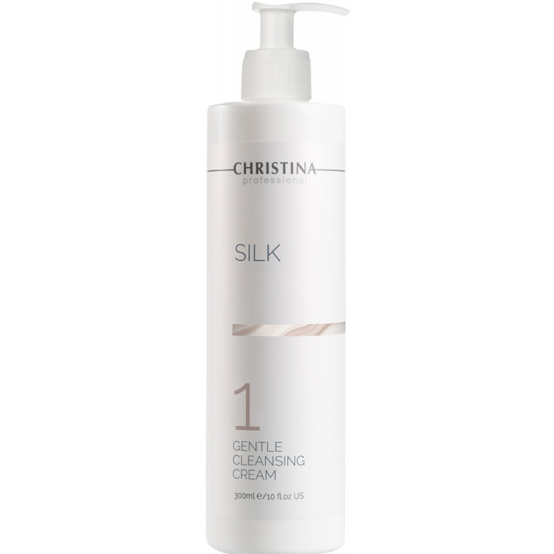 М'який очисний крем (крок 1) Christina Silk Gentle Cleansing Cream 300 мл