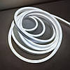 Неон світлодіодний 12V білий 5м (кр. 2,5 см) 12Вт/m 2835 4,9*11,5мм (neon flex mini), фото 7