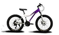 Гірський підлітковий велосипед Unicorn Colibry mini 24" Фіолетовий
