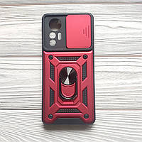 Чохол Armor для Xiaomi 12 Lite протиударний з кільцем Червоний