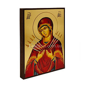 Ікона Семистрільна Пресвята Богородиця 14 Х 19 см, фото 2