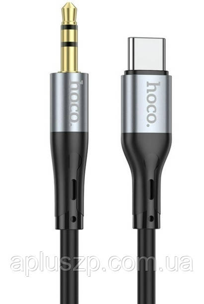 Кабель AUX HOCO UPA22 Audio Cable Type C 1m Чорний