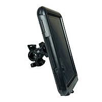 Тримач-чохол телефона на кермо велосипеда чорний