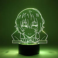 Світильник Дазай Осаму - Великий із бродячих псів | Dazai Osamu - Bungou Stray Dogs