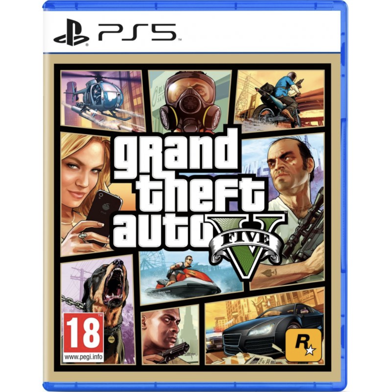Гра Grand Theft Auto V (GTA 5) (PS5, eng, rus субтитри)