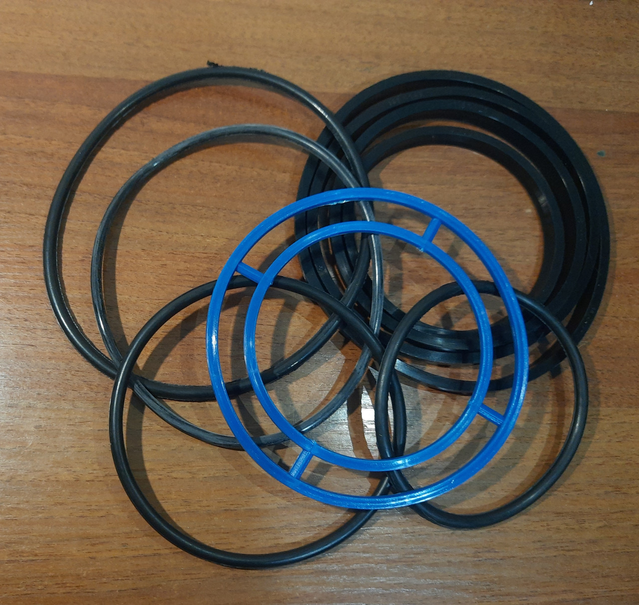 Ремкомплект гідроциліндра підіймання кузову ГАЗ-53 (чотирьохштоковий)