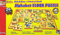 Англійський алфавіт - пазли SK1325 дерево (коробка з вітрини)