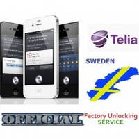 Unlock iPhone 4 4S 5 5S 5C 6 6+ 6S 6S+ SE 7 7+ Telia Sweden