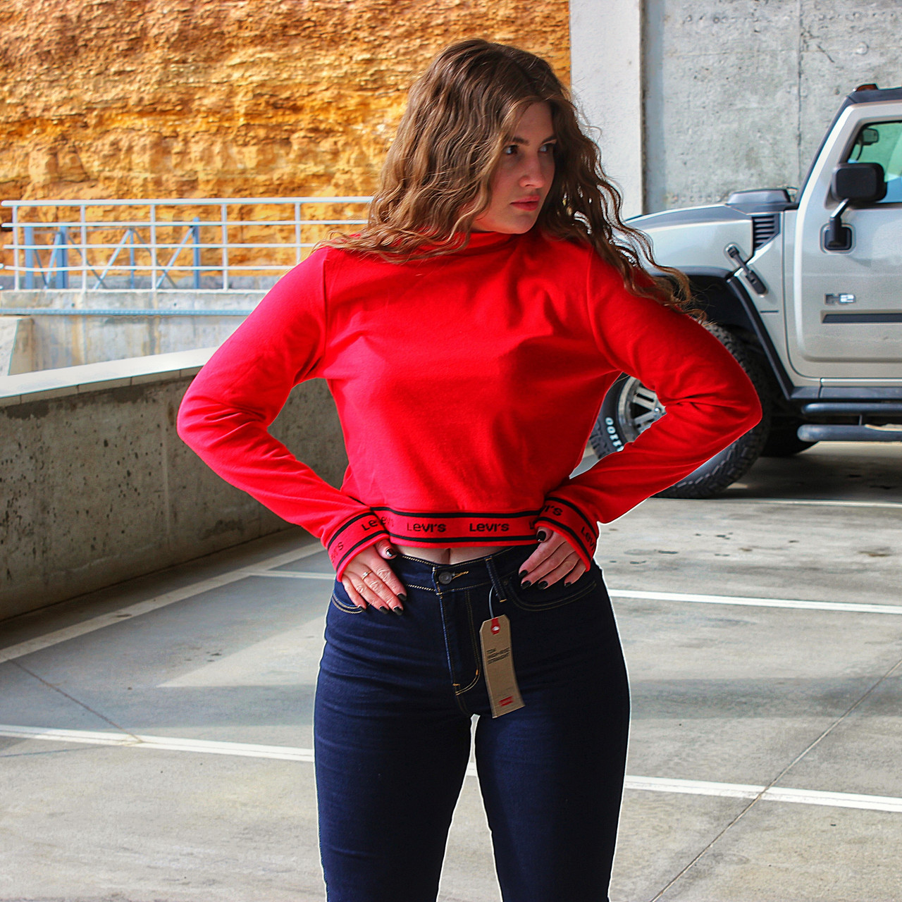Crop clearance top levi's