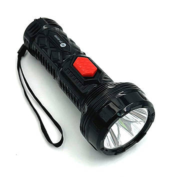 Ручний світлодіодний ліхтарик на акумуляторі DP-9005B Чорний