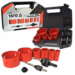 Набір пилок кільцевих біметалічних YATO HSS d=22-73 мм, 8 попер. YT-3380