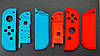 Корпус Joy-Con контролера Nintendo Switch (неоновий червоний, неоновий синій), фото 2