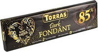 Шоколад без сахара и глютена Dark Fondant 85% Torras Испания 300г