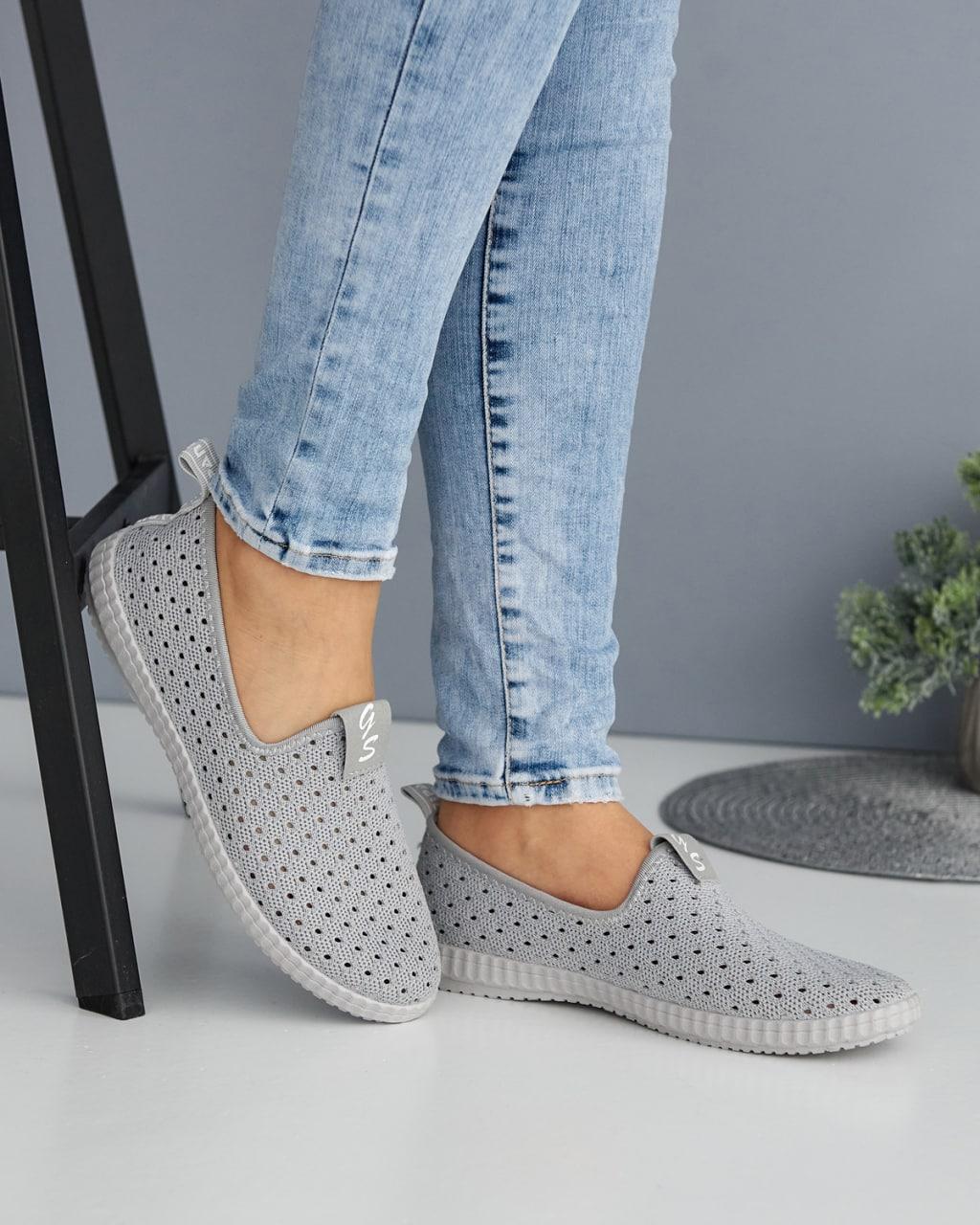 Сліпони жіночі сірі Т1644, фото 1