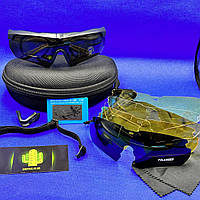 Тактические Очки 5в1 со Сменными Линзами Баллистические военные очки Тактические защитные очки для военных