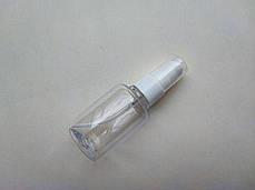 50мл/20мм бочка з білим дозатором 20/410 для крема, геля, масла ПЕТ круглий флакон пластиковий, пластмасовий в комплекті, фото 2