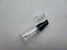 50мл/20мм бочка з білим дозатором 20/410 для крема, геля, масла ПЕТ круглий флакон пластиковий, пластмасовий в комплекті, фото 5