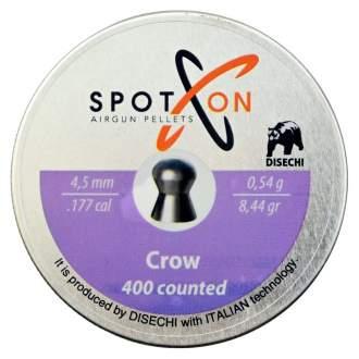 Кулі Spoton 4.5 мм, 0.54 г, 400 шт "Crow"