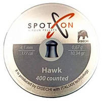 Кулі Spoton 4.5 мм, 0.67 г, 400 шт "Hawke"