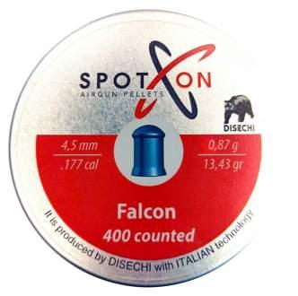 Кулі Spoton 4.5 мм, 0.87 г, 400 шт "Falcon"