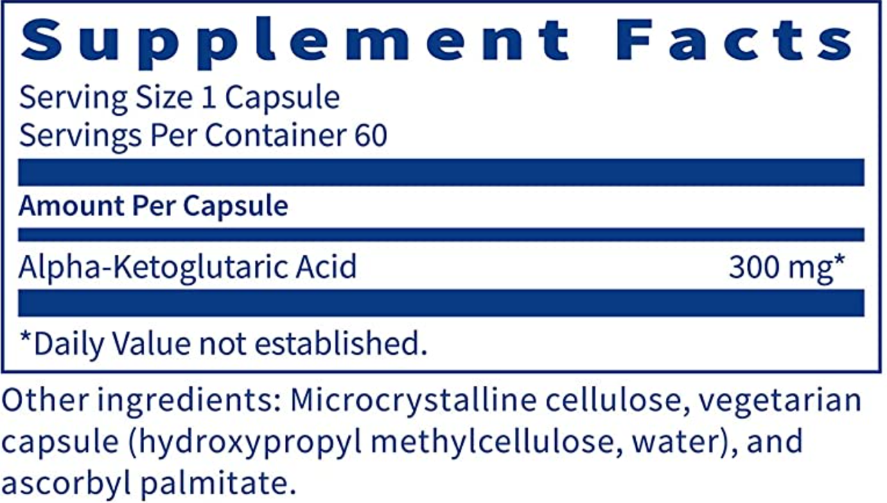 Купить Альфа-кетоглутаровая кислота / Alpha-Ketoglutaric Acid, Klaire ...