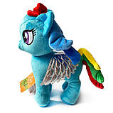 М`яка іграшка коник Моя маленька Поні, Радуга Деш, 33см. Копиця (00083-7), фото 3