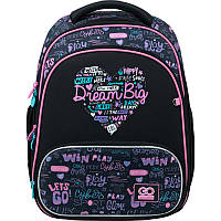 Школьный рюкзак (ранец) с ортопедической спинкой для девочки GoPack Love Dreamer для младшей школы 38х28х15 см