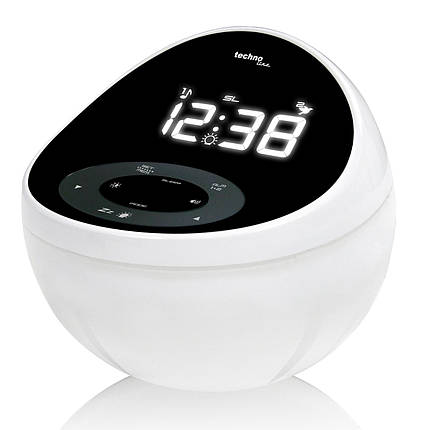 Годинник настільний з радіо Technoline WT500 Black/White (WT500), фото 1