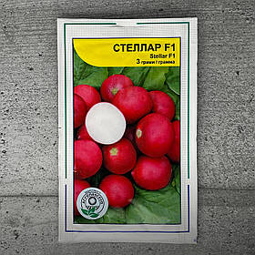 Редиска Стеллар F1 3 г насіння пакетоване Syngenta Агропак