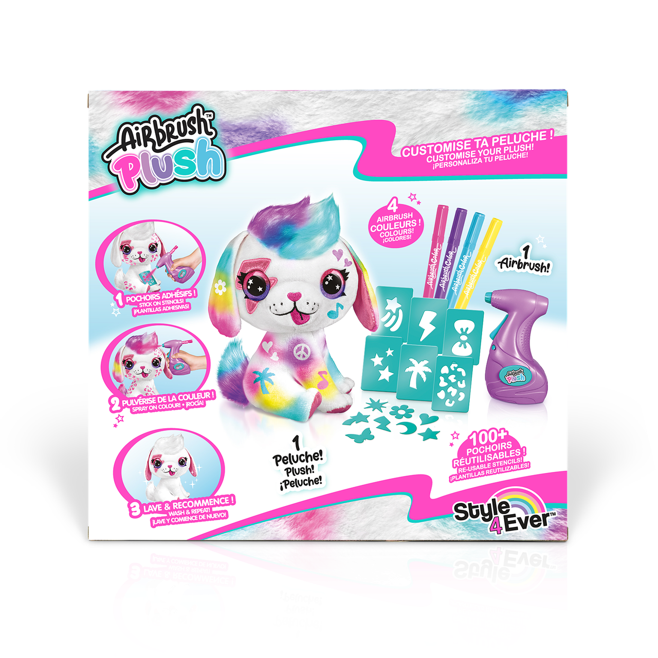 Набор для творчества Щенок DIY Style 4 Ever Airbrush Plush Puppy Canal Toys OFG249 - фото 5 - id-p1801141024