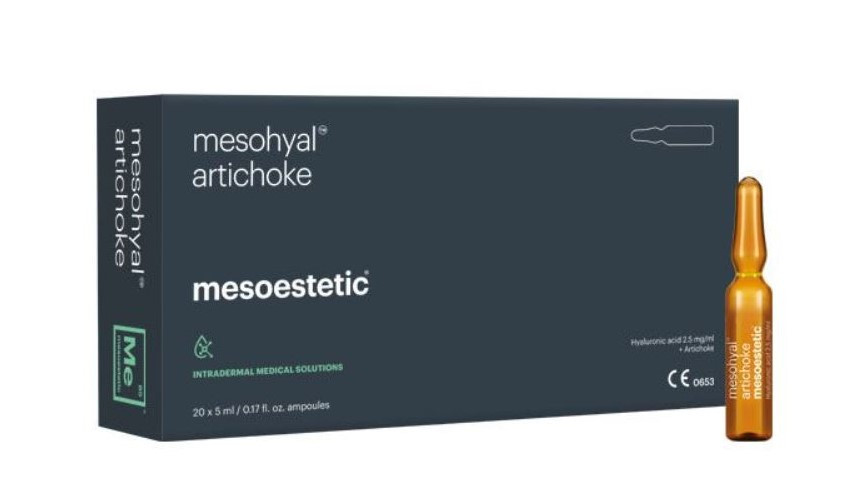 Мезогіал Артишок 0,15% + гіалуронова кислота 2,5 мг/мл mesoheal Artichoke, 5 мл