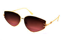 Жіночі сонцезахисні окуляри Rinawale 001 золото-рожеві