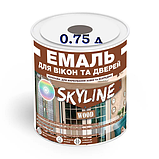 Емаль сіра (RAL 7046) акрилова для вікон та дверей шовковисто-матова SkyLine, 0.4 л, фото 7