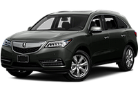 Дефлектори вікон (вітровики) для Acura MDX 3 2013-2015