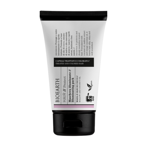 Маска "Захист кольору" для фарбованого та сухого волосся Bioearth Hair new,150 мл