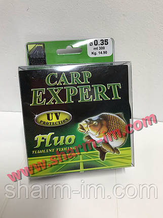 Волосінь Carp Expert UV Fluo Yellow 300 м 0,35 мм/14,9 кг зі світлонакопичувачем, фото 2