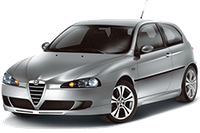 Хром накладки на пороги для Alfa Romeo 147 (937) 2000-2010