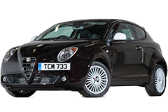 Дефлектори вікон (вітровики) для Alfa Romeo Mito (955) 2008+