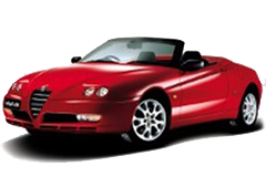 Дефлектори вікон (вітровики) для Alfa Romeo Spider 1995-2005