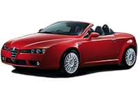 Хром накладки на пороги для Alfa Romeo Spider 2006-2010