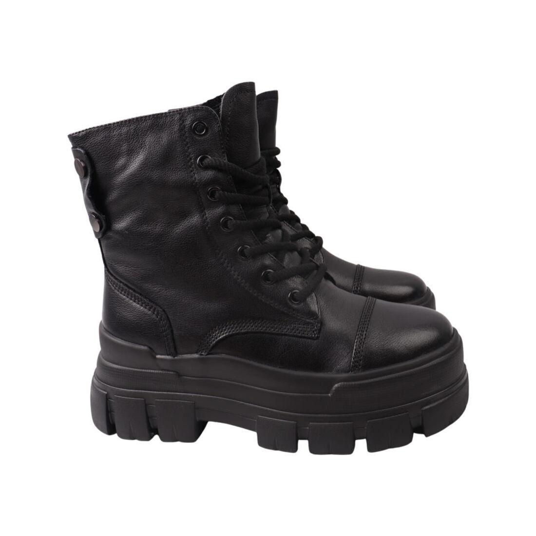 Черевики жіночі Berkonty чорні натуральна шкіра, 37, фото 1