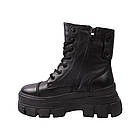 Черевики жіночі Berkonty чорні натуральна шкіра, 37, фото 2