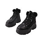 Черевики жіночі Farinni чорні натуральна шкіра, 39, фото 5