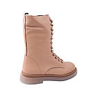 Черевики жіночі Trio бежеві натуральна шкіра, 36, фото 4