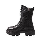 Черевики жіночі Aquamarin чорні натуральна шкіра, 40, фото 2